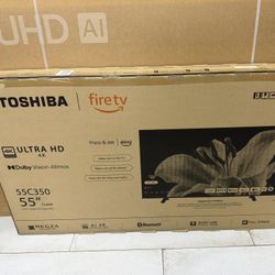 Toshiba 55” 4K Fire TV C350 Class! Finance For $50 Down Payment!!