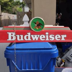Budweiser Pool Table Light