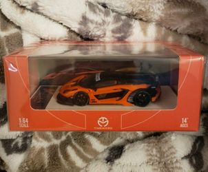 1/64 timemicro Lamborghini Aventador LP700 GT EVO LBWK Orange Sealed