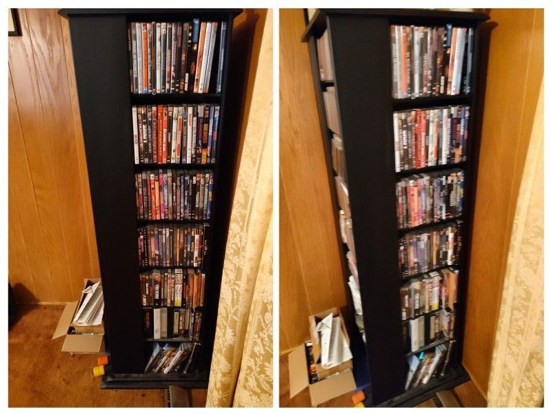 DVD STAND AND DVD MOVIES ALL FOR $125