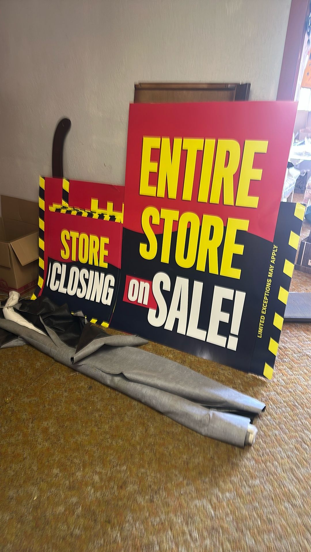 Milt’S furniture store, closing sale