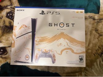 PS5 Slim Ghost of Yōtei Gold Limited Edition Bundle - Brand New / Factory Sealed