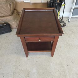 Wooden End Table