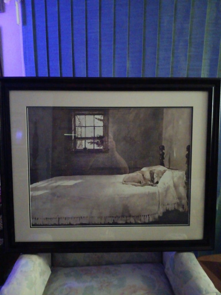 "Master Bedroom" Artist Andrew Wyeth c1965