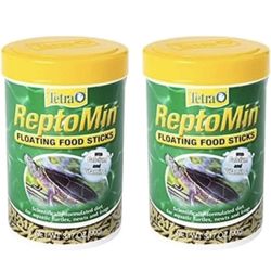 Tetra ReptoMin 2-PACK Floating Food Sticks 3.17 oz For Turtles, Newts, & Frogs