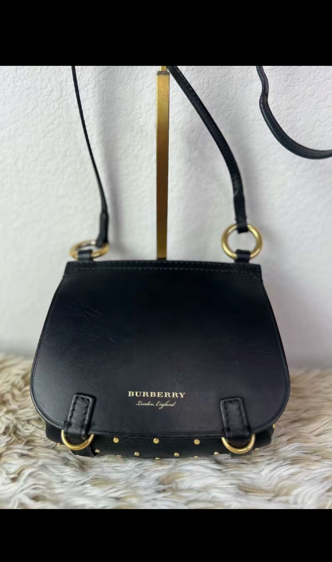 Pre-Owned BURBERRY Leather Crossbody Bag 
