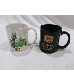 John Deere Collector coffee mugs 2 cups