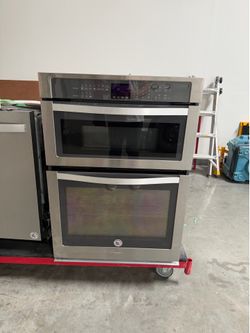 Whirlpool Double Oven / Microwave Combo – Stainless Steel – Great Condition
