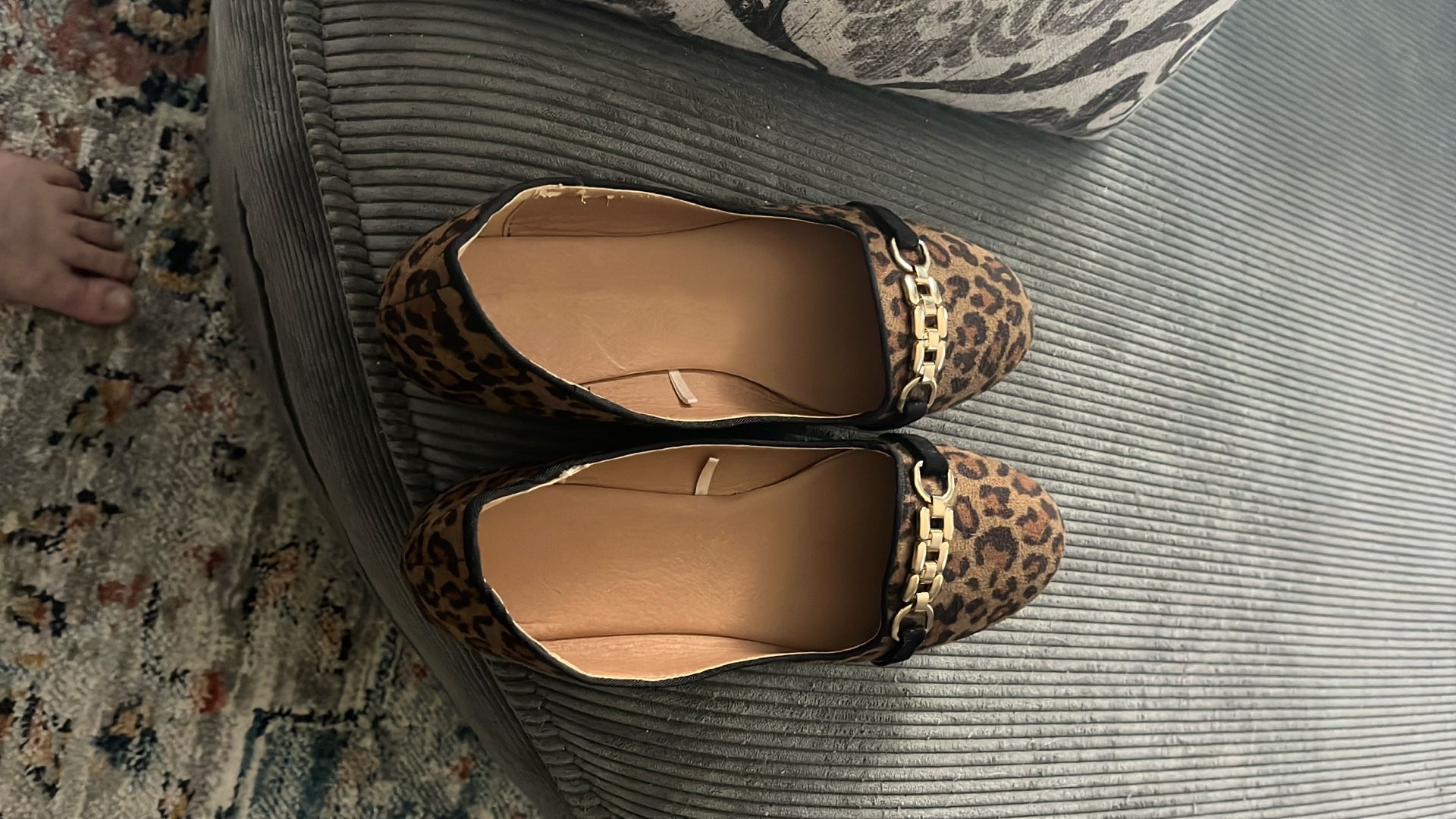 Size 8 Leopard Print Flats