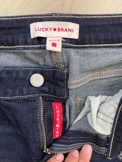 Lucky Brand Skinny Lucky You Dark Wash Blue Denim Jeans Women’s Size 12 Stretch