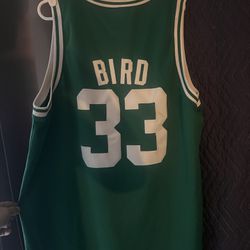 Larry Bird Throwback Celtics Jersey Mint Condition 