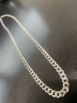 20” sterling silver chain