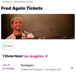 Fred Again - FLOOR - Los Angeles Colosseum - June 14
