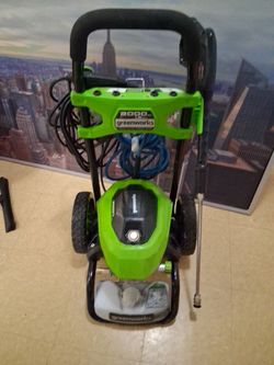 greenworks electric power washer