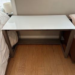 Beautiful Glass Top Desk - Like New!