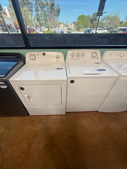 Amana washing machine and gas dryer