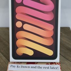 Apple Ipad Mini 6 Tablet - Payments Available - Pay $1 Down To take It home