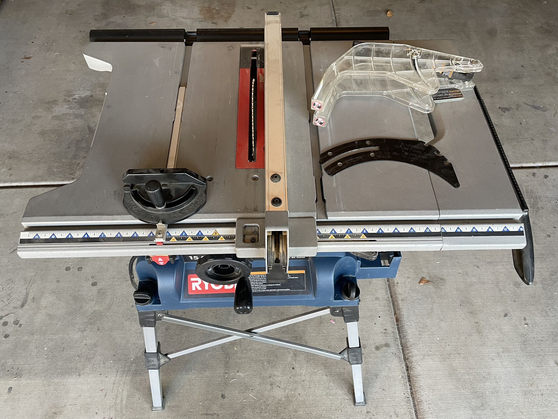 Ryobi 10” Table Saw