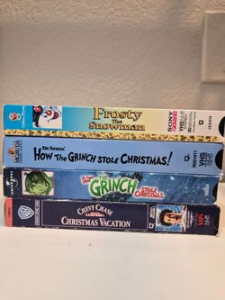 Christmas VHS Lot of 4 Tapes