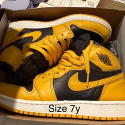 Pollen Air Jordan 1 Size 7y 