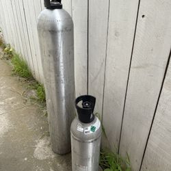 50lb Co2 Tank X1   20lb Tank X2