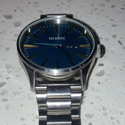 Silver Nixon Watch