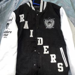 Oakland Raiders Jacket Size Large