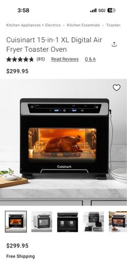 Cuisinart 15-in-1 XL Digital Air Fryer Toaster Oven