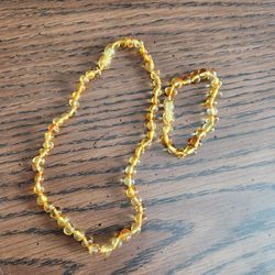 Baltic Amber Necklace/ Bracelet Set 