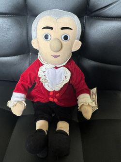 LITTLE THINKER WOLFGANG AMADEUS MOZART PLUSH DOLL l***NWT