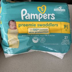 Pampers Diapers - Premature Size (P1 Size) - 3 Pack