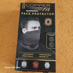 $5  FIRM  NEW!  COPPER FIT GUARDWELL FACE PROTECTOR MASK