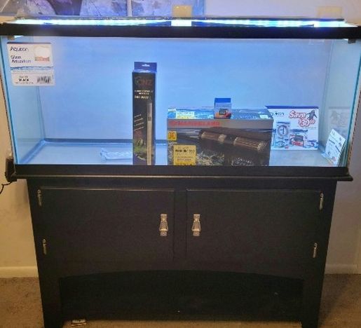 Brand New Complete 55 Gallon Aquarium Fish Tank Setup