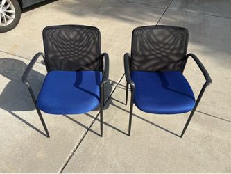 Pair of Mesh Office Chairs