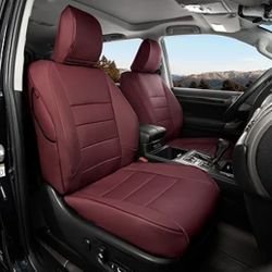 Custom Fit GX460 Seat Cover for Lexus GX(contact info removed)_2023 Base Premium,Luxury,Front&2nd&3rd Row Full Set | Fits 2nd Row Bench Chairs,(Burgun