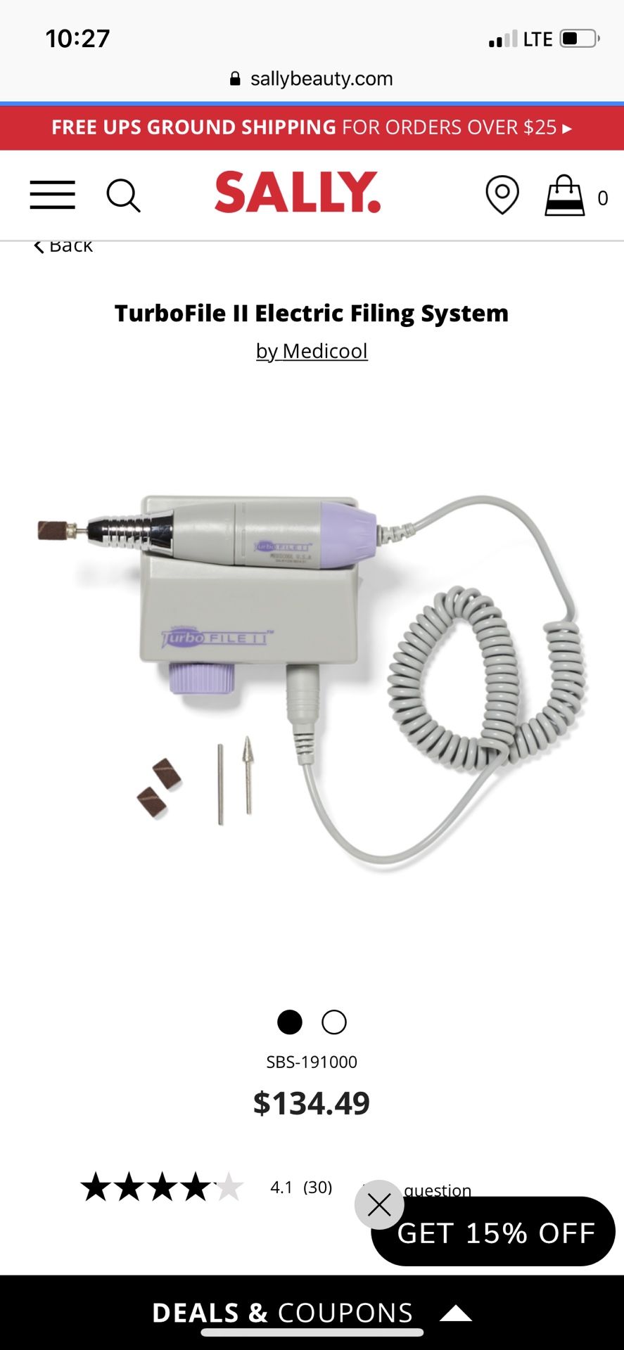 Electric filling drill