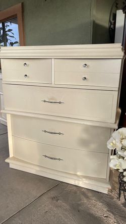 Gorgeous tall solid wood by Dixie chest