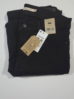 Levi's Women's 314 Black Shaping Straight Jeans Mid Rise Denim 5-Pocket size 6