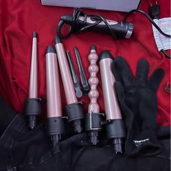 Ohuhu Hair Curler 5-in-1 Iron Wand