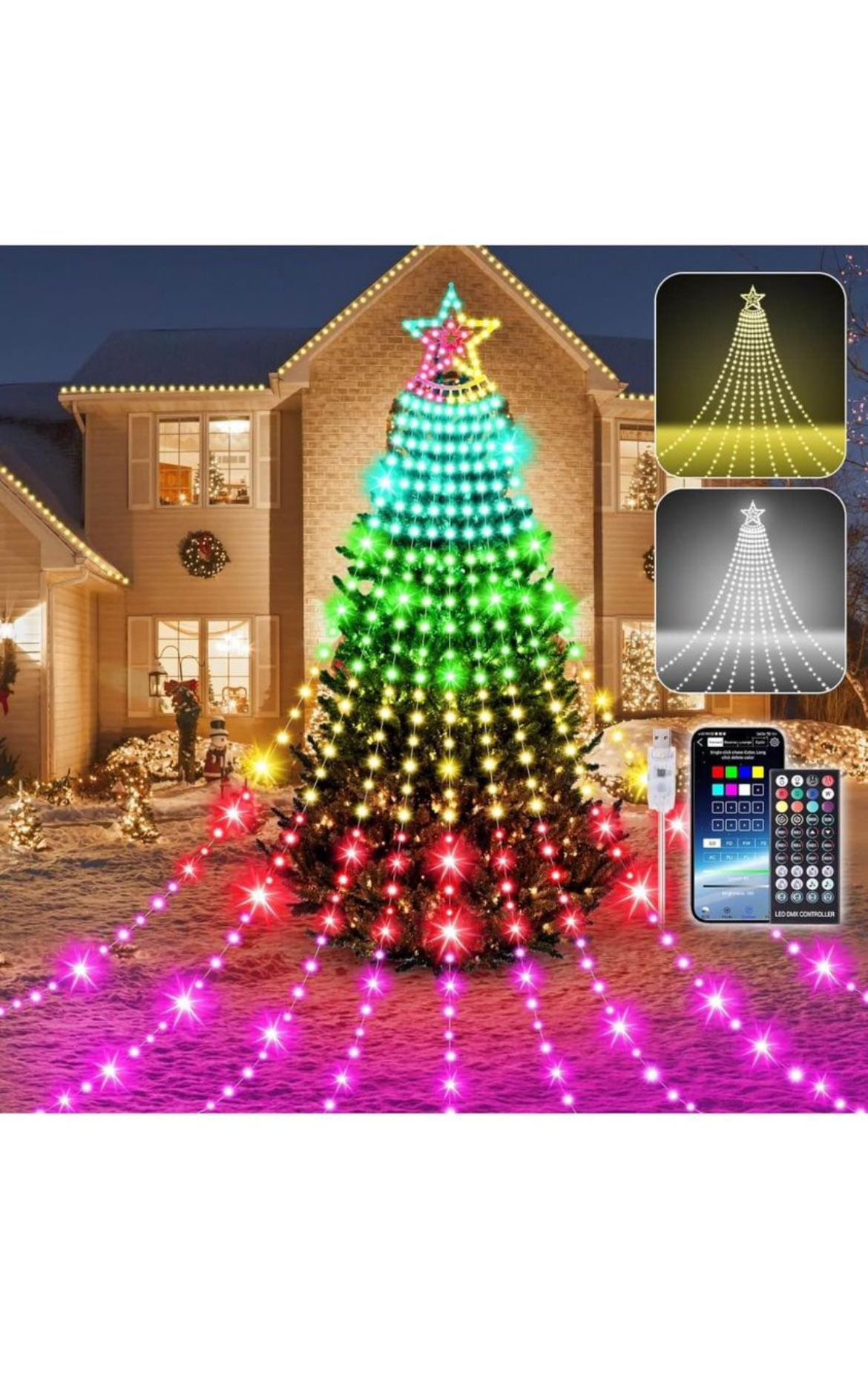Smart Christmas Lights with Remote