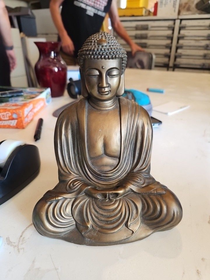 8.5" Bronze Buddha