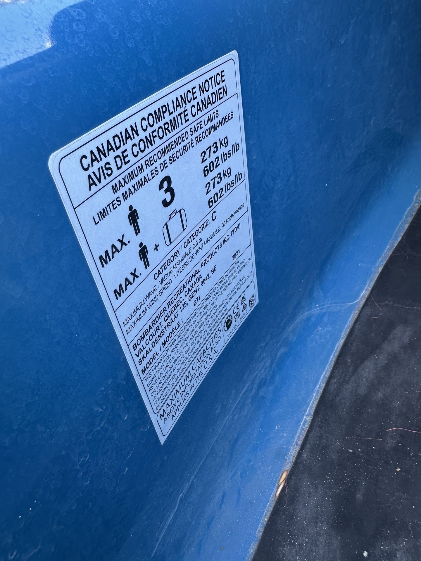 2021 2016 Sea Doo GTI SE