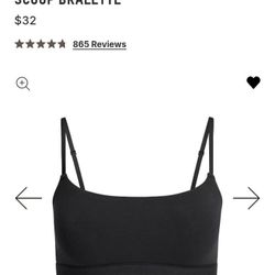 *NEW* SKIMS*COTTON JERSEY SCOOT BRALETTE*