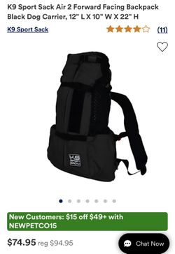 K9 Sport Sack Air 2 Size L