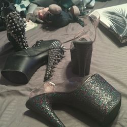 Dancing Heels Size 9/10