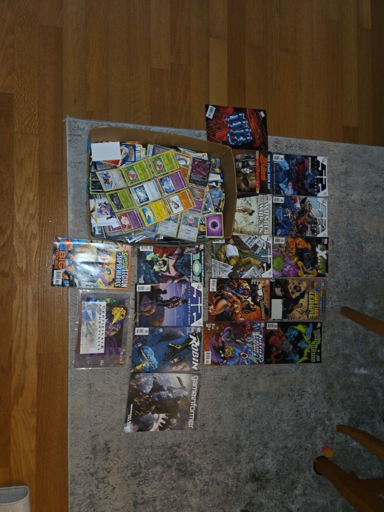 Comic Books And Trading Cards