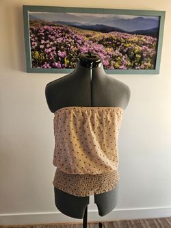 Tube top blouse