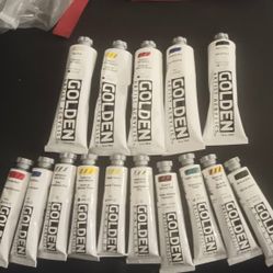 Lot Of Unopened GOLDEN ACRYLIC PAINTS