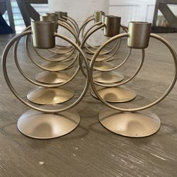 Gold Candle Holders 