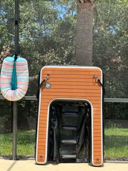 DOK Dog-DOK Inflatable Dock Platform: Safe & Easy Water Access for Dogs Up to 250 lbs